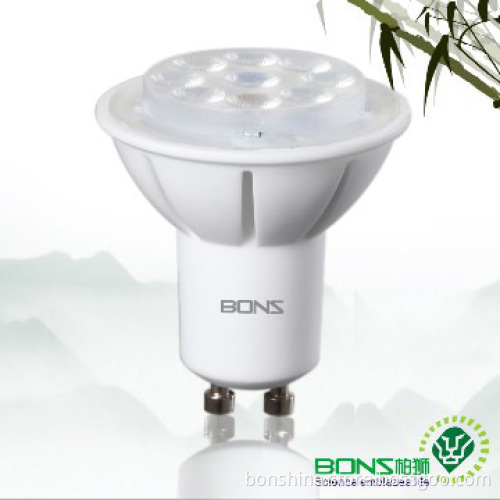 Ceramics GU10 LED spotlight 450lm 7W 36° 2700K 9X1